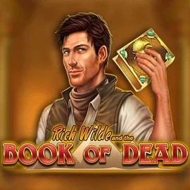 Book of Dead casino game by Play'n GO – featured logo at Hugo Casino