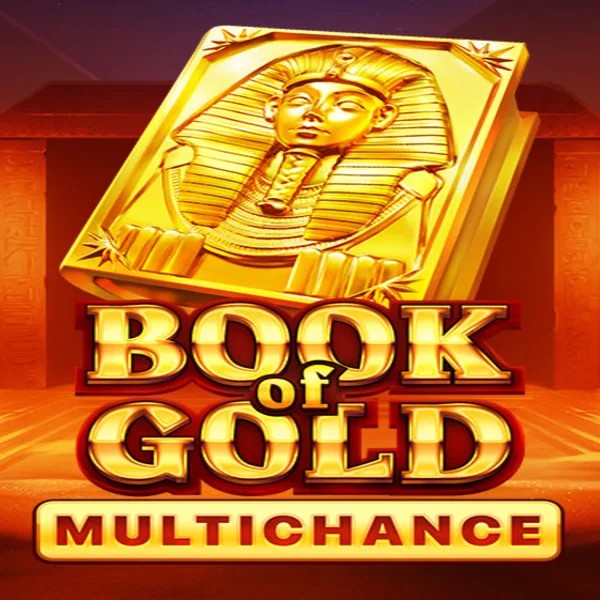 Book of Gold Multichance game by Playson – logo hosted on Hugo Casino