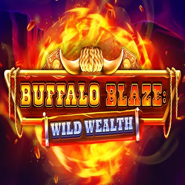 Buffalo Blaze Wild Wealth by OctoPlay, showcased at hugocasinoo.it.com – game logo