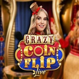 Crazy Coin Flip casino game by Evolution – featured logo at Hugo Casino