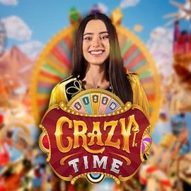Crazy Time logo by Evolution Hugo Casino