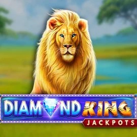 Diamond King Jackpots logo – Jackpots by SpinPlay Games at Hugo Casino