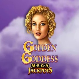 Golden Goddess Megajackpots slot logo by IGT at Hugo Casino