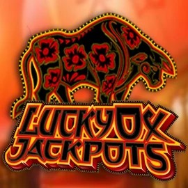 Lucky Ox Jackpots logo by Rival at Hugo Casino