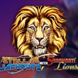 Stellar Jackpots with Serengeti Lions game by Lightning Box Game – logo hosted on Hugo Casino