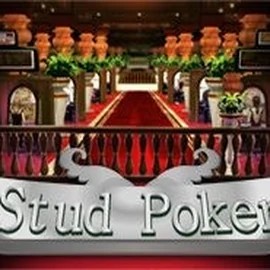 Stud Poker 3D slot logo by iSoftBet at Hugo Casino