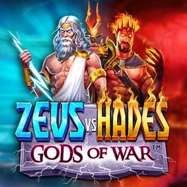 Slots logo of Zeus vs Hades: Gods of War from Pragmatic Play at Hugo Casino